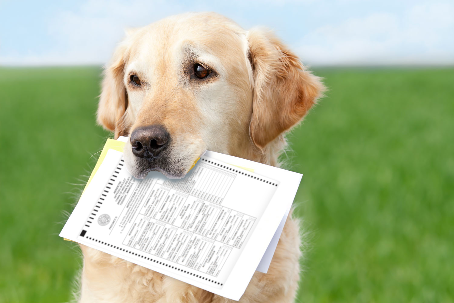 Teach Your Dog How to Vote